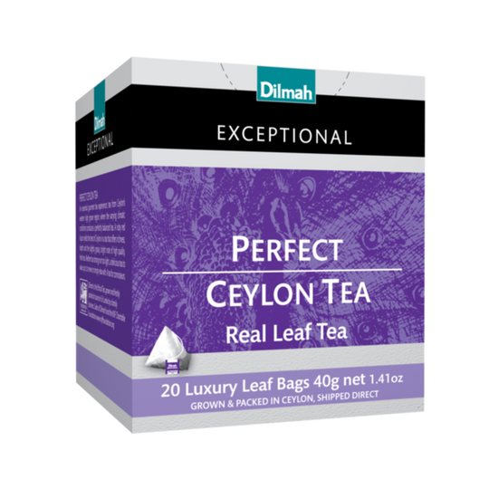Dilmah Exceptional Perfect Ceylon Tea (20 x 2g luxury leaf tea bags)