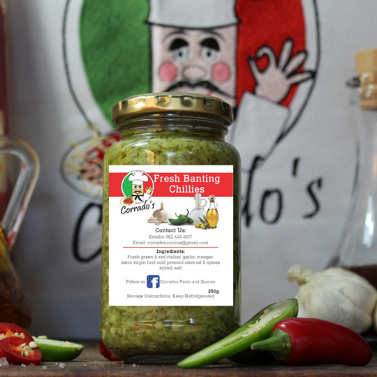 Corrado's Pesto & Sauces Fresh Banting Chillies (250g)