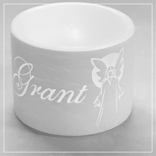 IN LOVING MEMORY [PERSONALISED] Reusable Wax Candle Holder