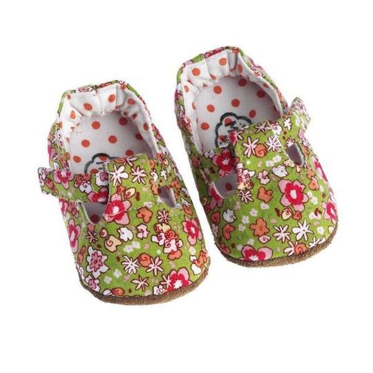 T-Bar / Girls - Pink and Lime Floral - M0181