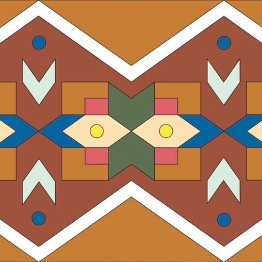 Ndebele Pattern Illustration