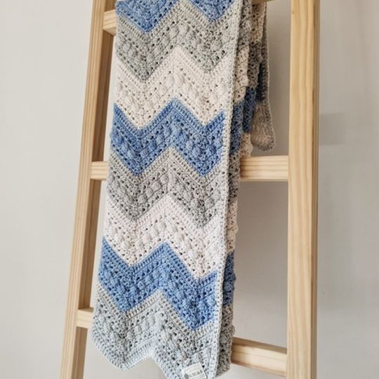 The Love Blanket (Blue/Grey)