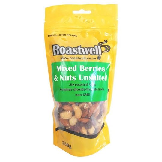 Mixed Dried Berries and Unsalted Nuts (250g)