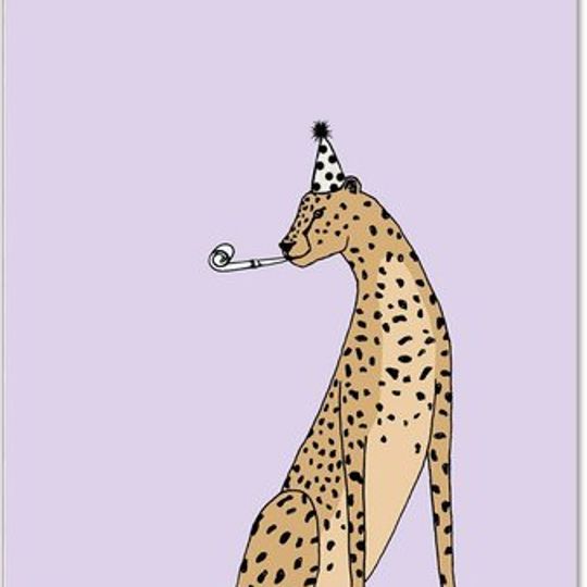 Greeting Card | Birthday Leopard