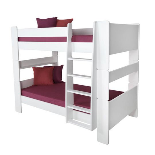 Duett Kids Furniture Bunk Bed, Raised Twin Bed