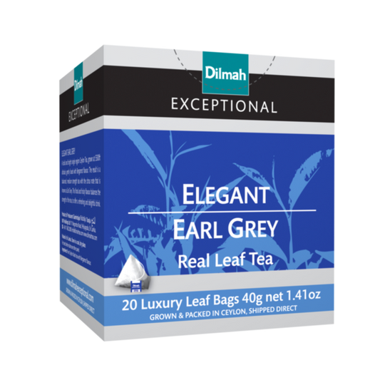Dilmah Exceptional Elegant Earl Grey (20 x 2g luxury leaf tea bags)