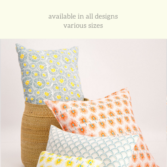 Cushion Covers, Pillow Cases & Inners