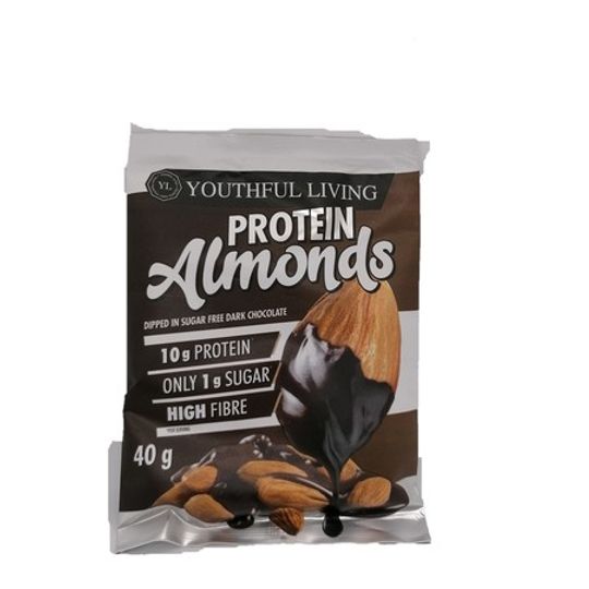 Protein Almonds Dark Choc (40g)
