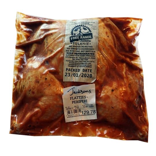 Chicken Flattie - Peri Peri  (+- 1.6kg)