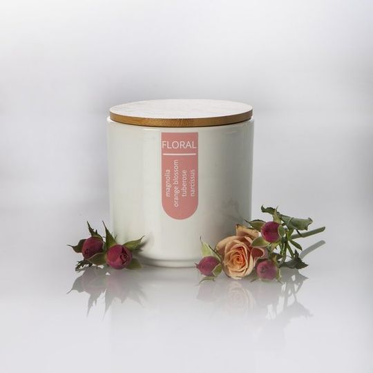 Floral Scented Candle