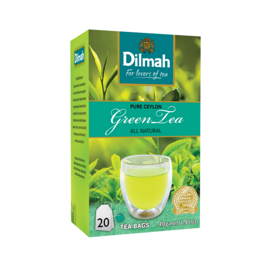 Dilmah Ceylon Green Tea (20 x 2g tagged tea bags)