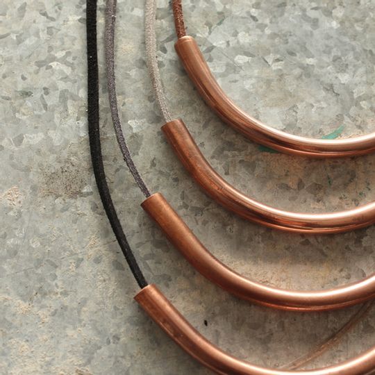 Copper Tube Pendant