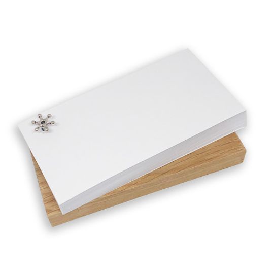 Novelty Notebook on wooden block