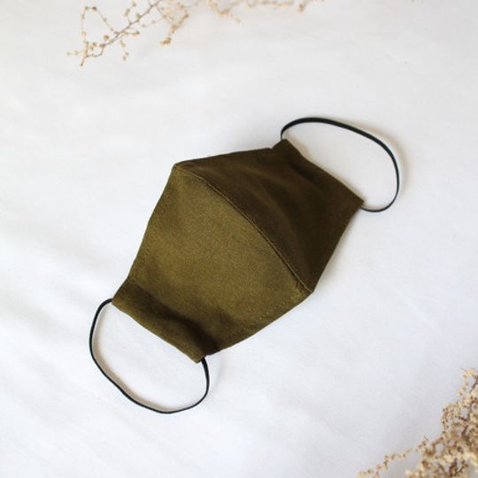 Olive Mask with Pocket